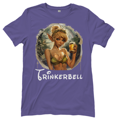 Trinkerbell Retro - Damenshirt Millennial Lilac
