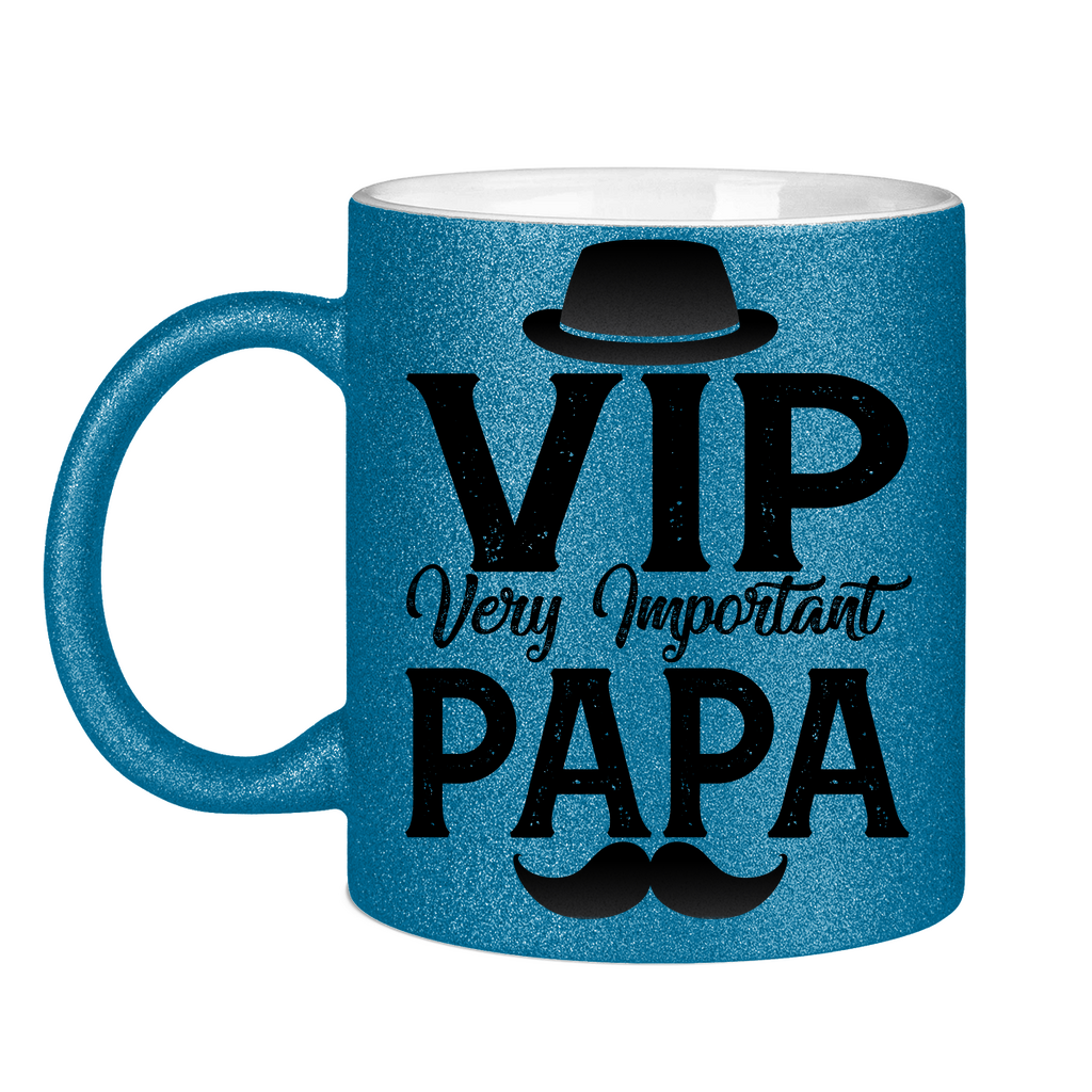 VIP very important Papa - Glitzertasse