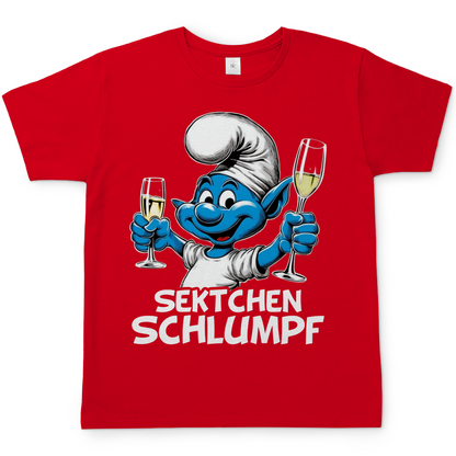 Sektchen Schlumpf Grafik - Herren Shirt