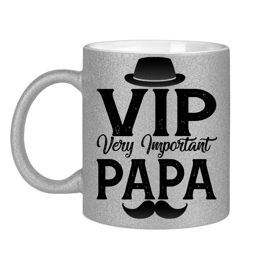 VIP very important Papa - Glitzertasse