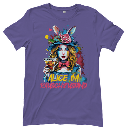 Alice im Rauschzustand Bunt - Damenshirt Millennial Lilac