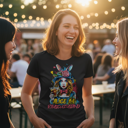 Alice im Rauschzustand Bunt - Damenshirt
