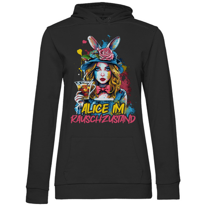 Alice im Rauschzustand Bunt - Damen Hoodie Black