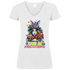 Alice im Rauschzustand Bunt - V-Neck Damenshirt White