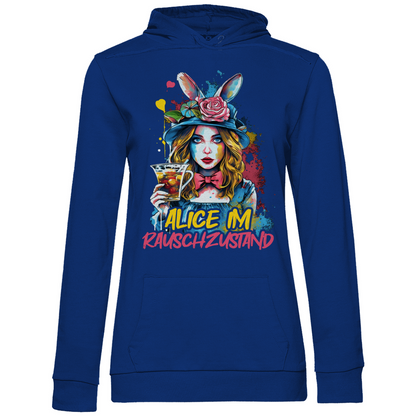 Alice im Rauschzustand Bunt - Damen Hoodie Royal