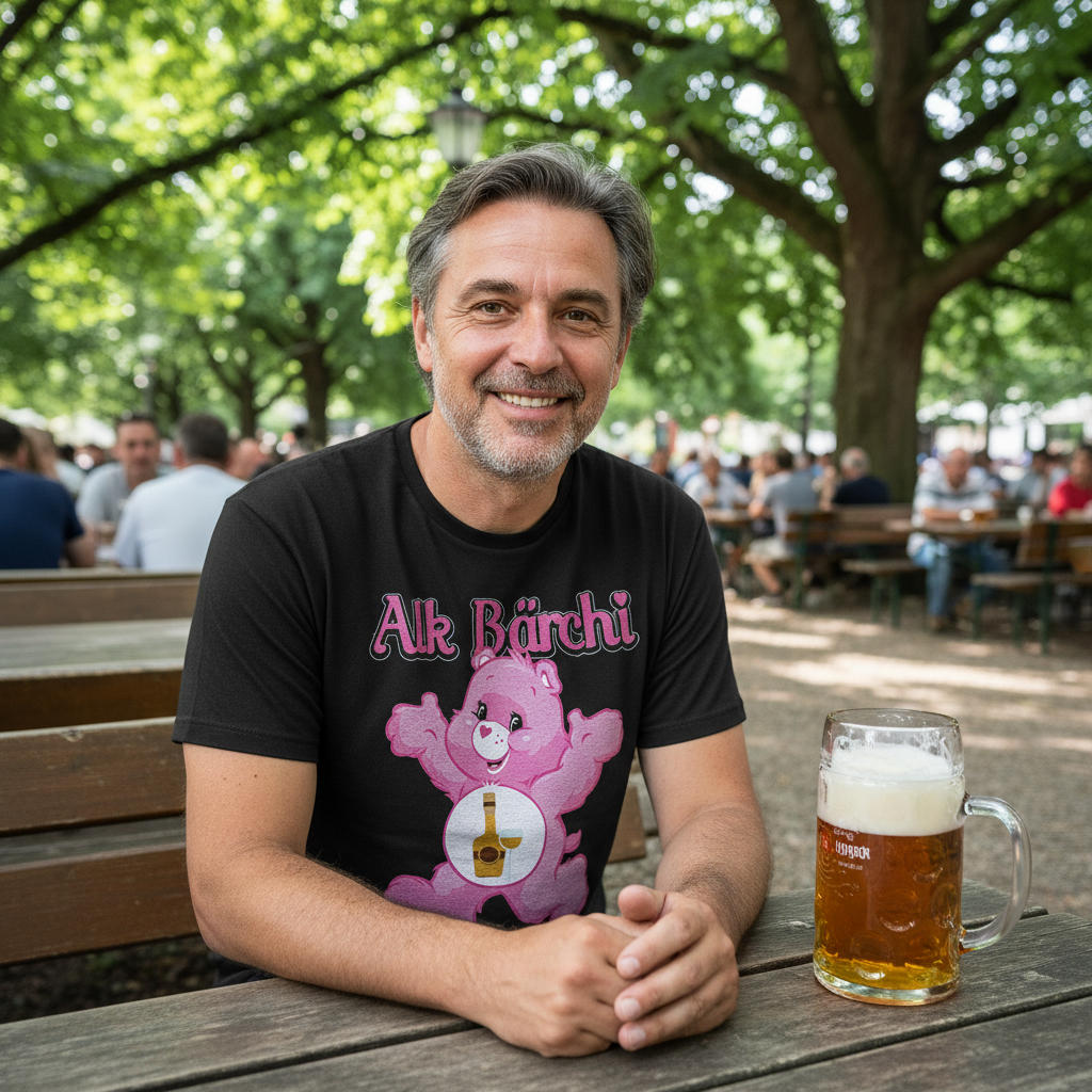 Alk Bärchi - Glücksbärchi - Herren Shirt