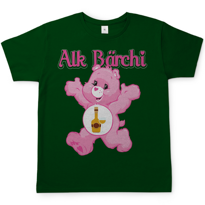 Alk Bärchi - Glücksbärchi - Herren Shirt Bottle Green