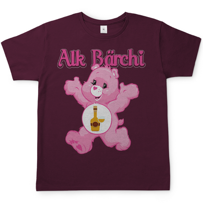Alk Bärchi - Glücksbärchi - Herren Shirt Burgundy