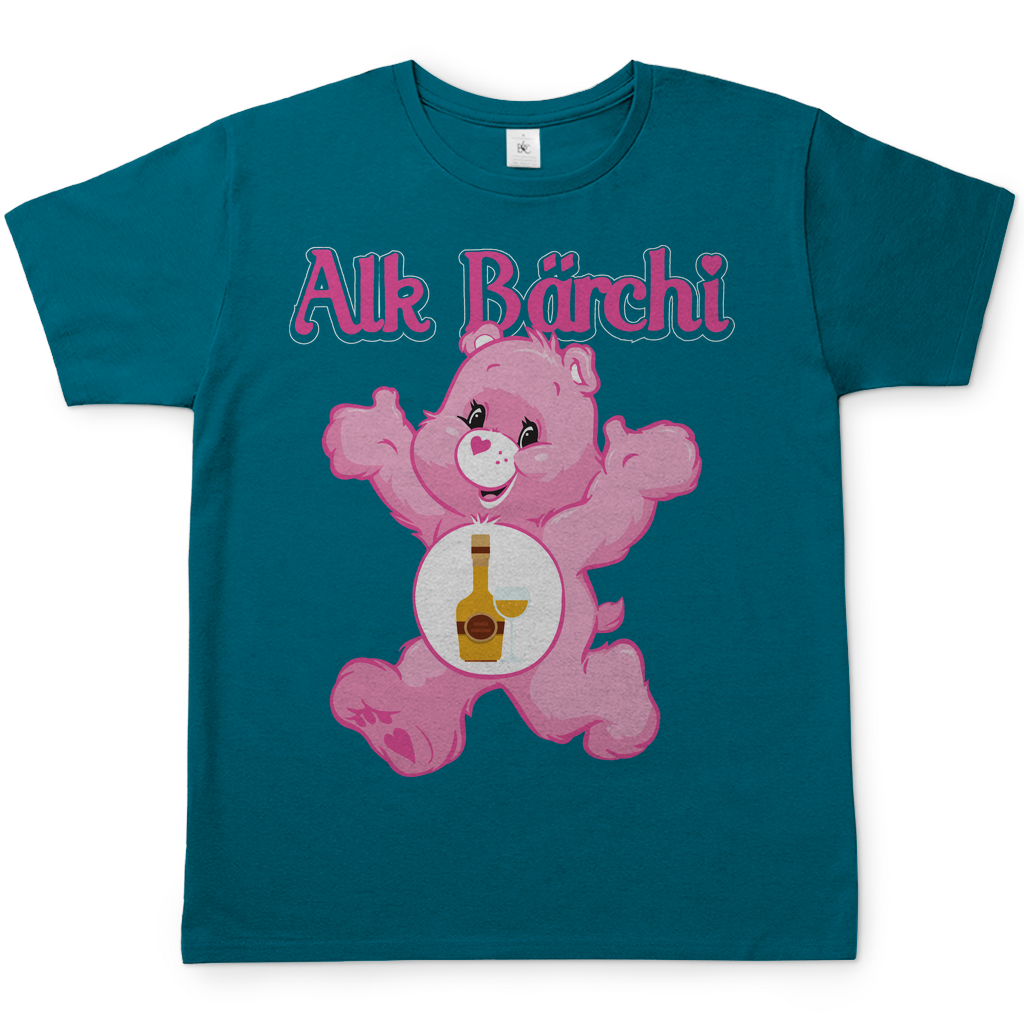 Alk Bärchi - Glücksbärchi - Herren Shirt Diva Blue
