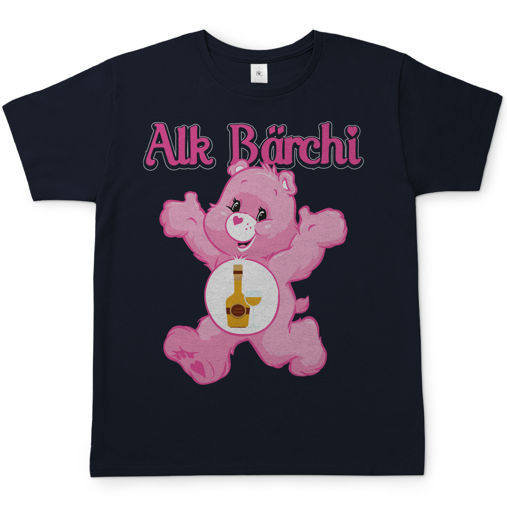 Alk Bärchi - Glücksbärchi - Herren Shirt Navy
