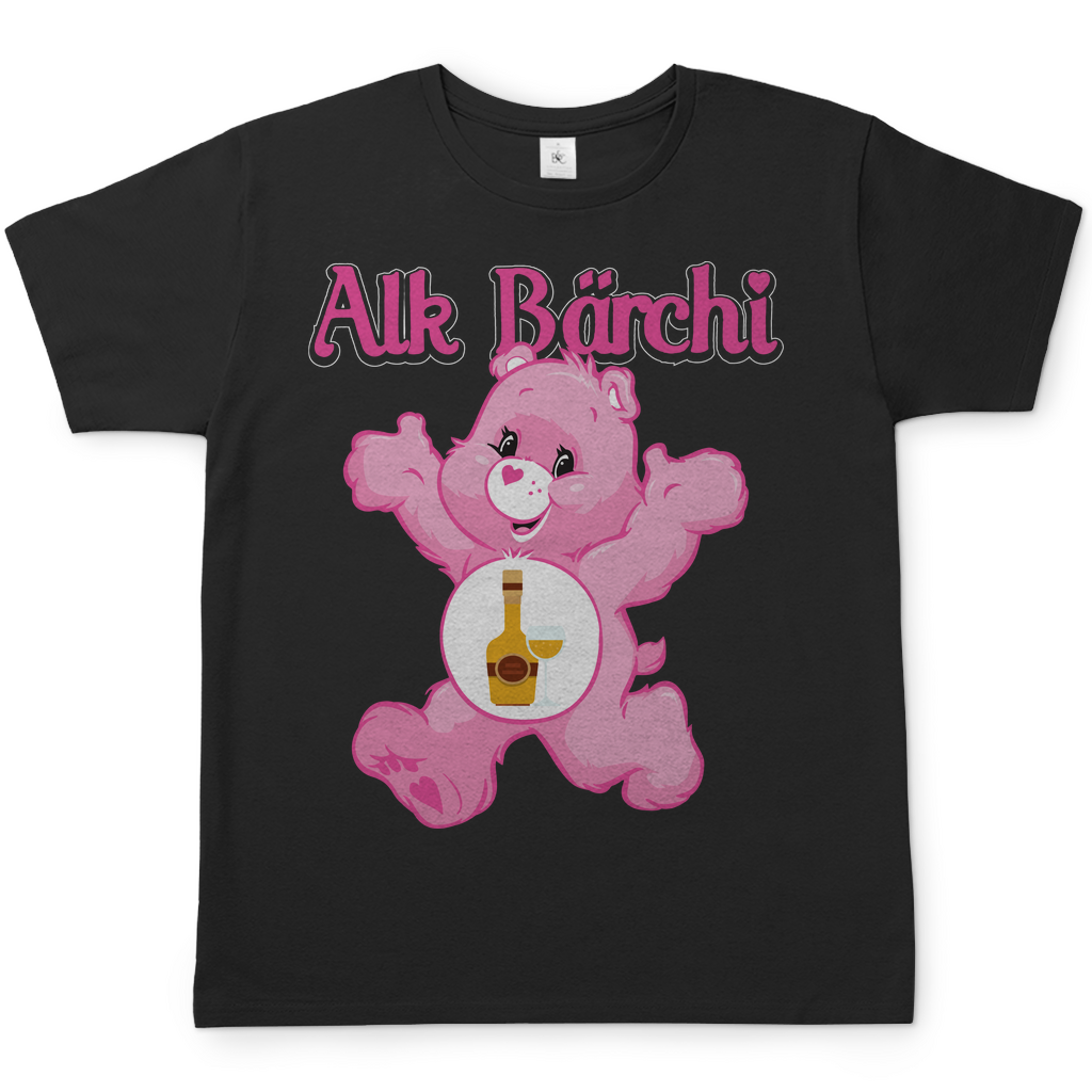 Alk Bärchi - Glücksbärchi - Herren Shirt Black