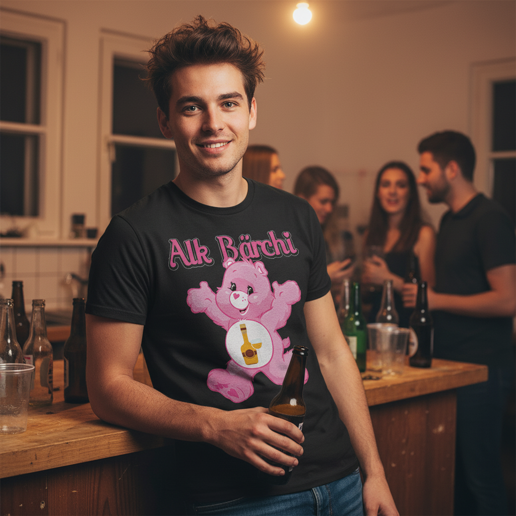 Alk Bärchi - Glücksbärchi - Herren Shirt