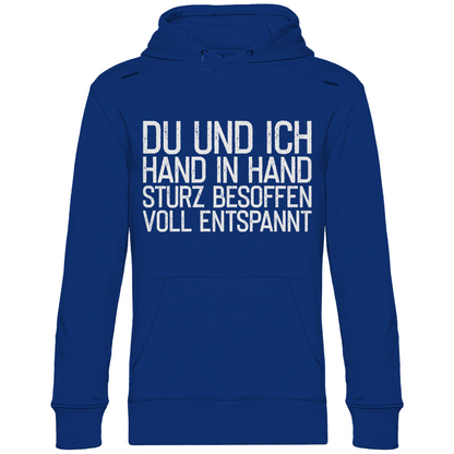 Du und ich Hand in Hand - Unisex Hoodie Royal