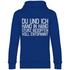 Du und ich Hand in Hand - Unisex Hoodie Royal