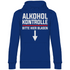 Alkohol Kontrolle bitte hier Blasen - Unisex Hoodie Royal
