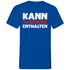 Kann Alkohol enthalten - Herren V-Neck Shirt Royal Blue