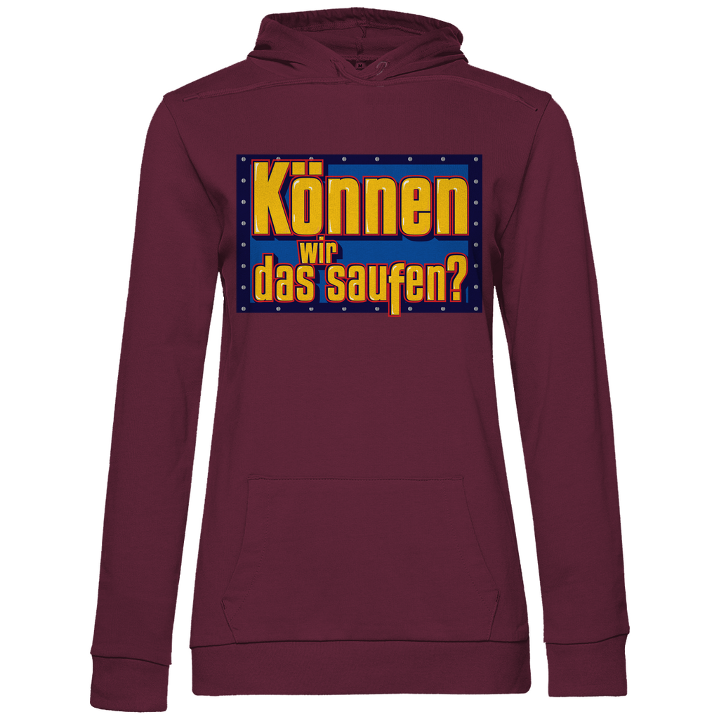 Können wir das saufen? Bob der Baumeister - Damen Hoodie Wine