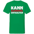 Kann Alkohol enthalten - Herren V-Neck Shirt Kelly Green