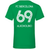 FC Biercelona Alkoholino 69 Fußball - Herren V-Neck Shirt Kelly Green