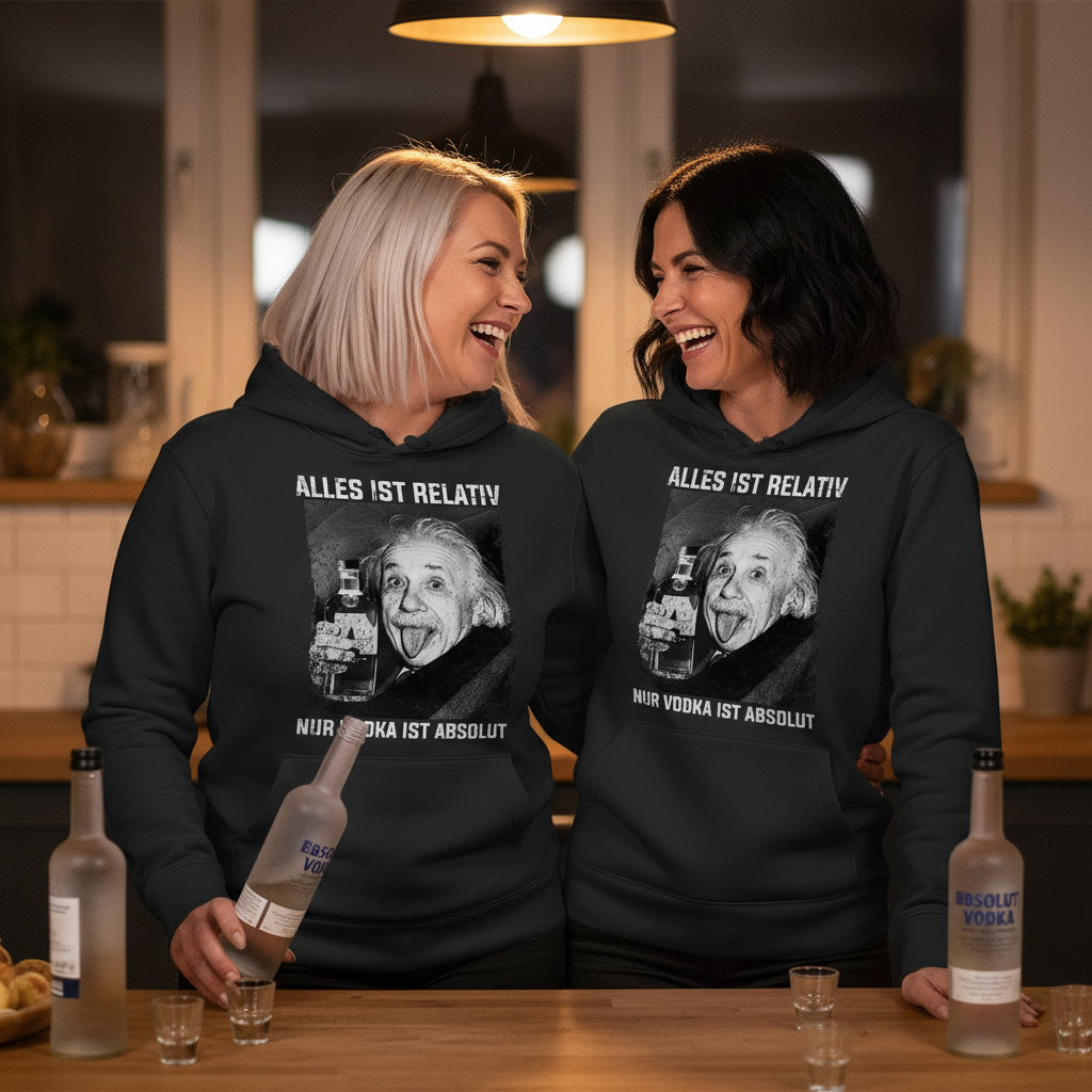 Alles ist relativ nur Vodka ist absolut - Unisex Hoodie