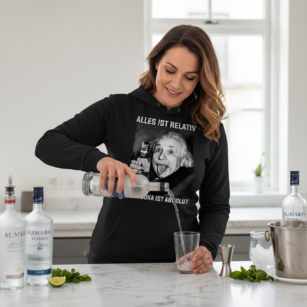 Alles ist relativ nur Vodka ist absolut - Damen Hoodie