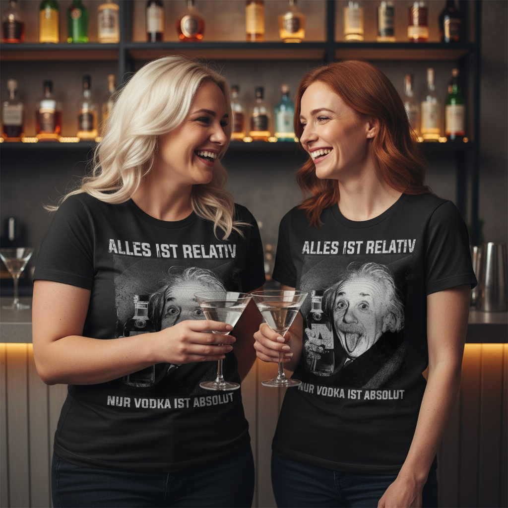 Alles ist Relativ nur Vodka ist Absolut - Damenshirt