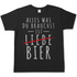Alles was du brauchst ist Bier - Herren Shirt Black