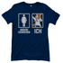 Andere Menschen Ich Einhorn - Damenshirt Navy