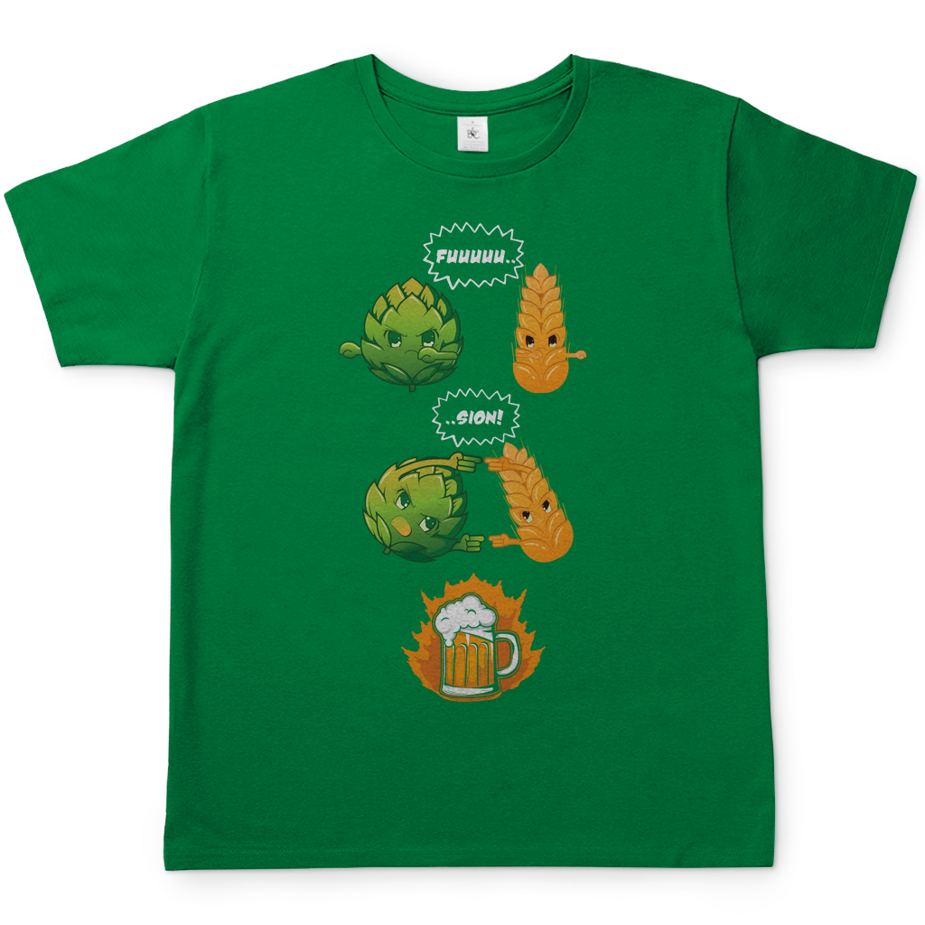 Bier Fusion - Herren Shirt Kelly Green