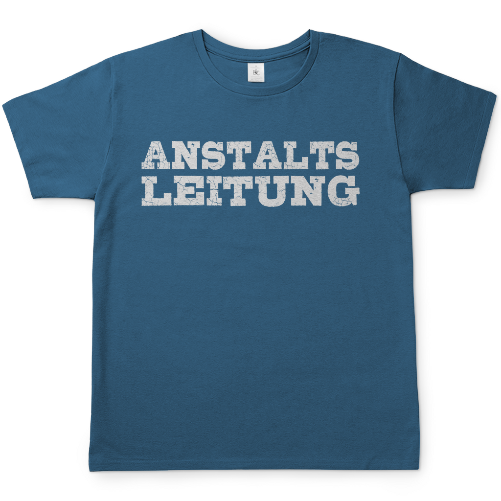 Anstalts Leitung - Herren Shirt Stone Blue
