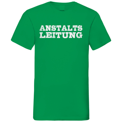 Anstalts Leitung - Herren V-Neck Shirt Kelly Green