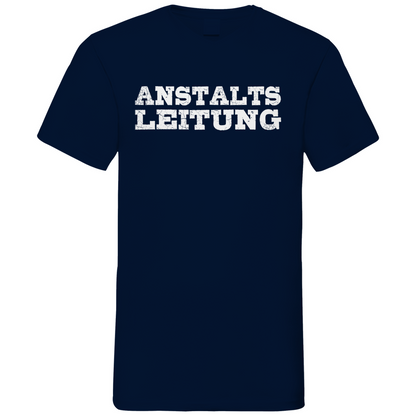 Anstalts Leitung - Herren V-Neck Shirt Navy