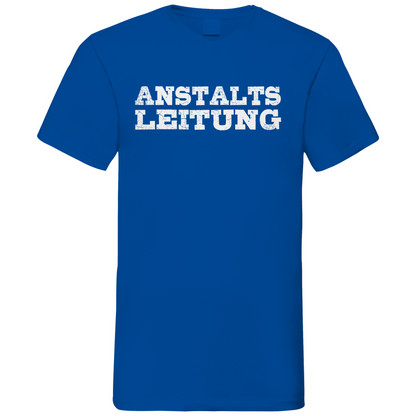 Anstalts Leitung - Herren V-Neck Shirt Royal Blue