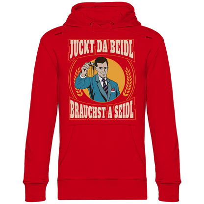 Juckt da Beidl brauchst a Seidl - Unisex Hoodie Red
