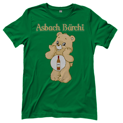 Asbach Bärchi - Glücksbärchi - Damenshirt Kelly Green
