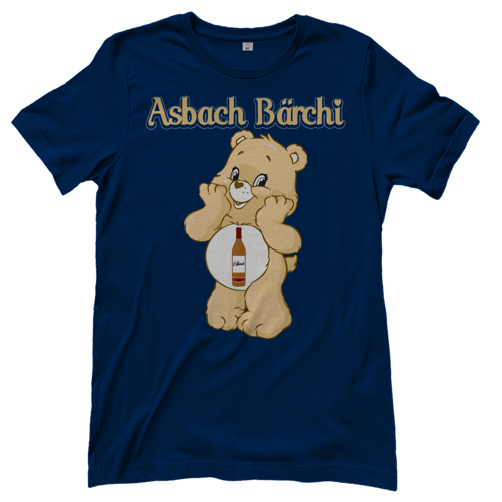 Asbach Bärchi - Glücksbärchi - Damenshirt Navy