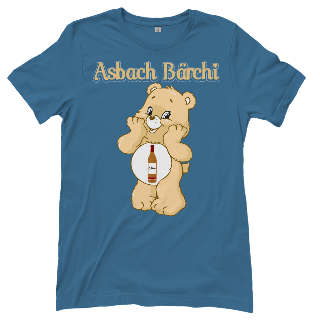 Asbach Bärchi - Glücksbärchi - Damenshirt Stone Blue
