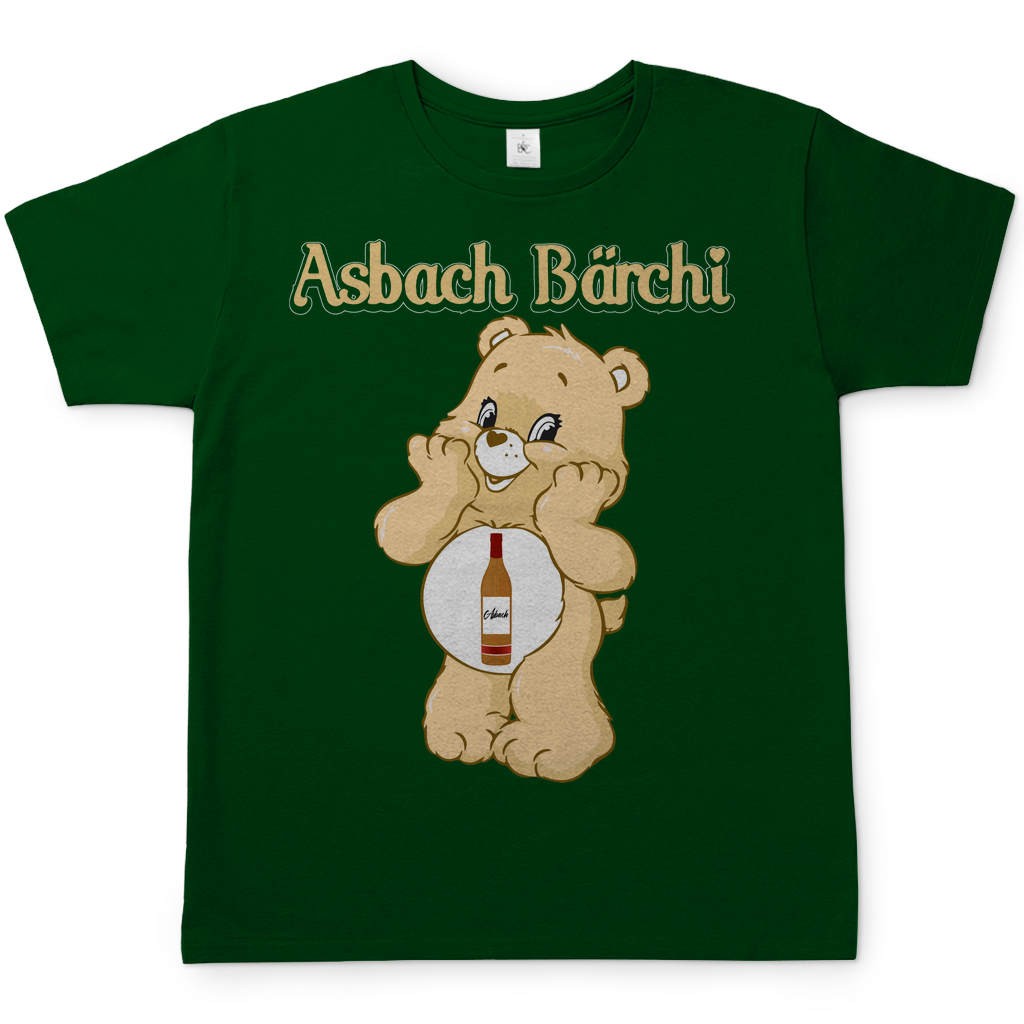 Asbach Bärchi - Glücksbärchi - Herren Shirt Bottle Green