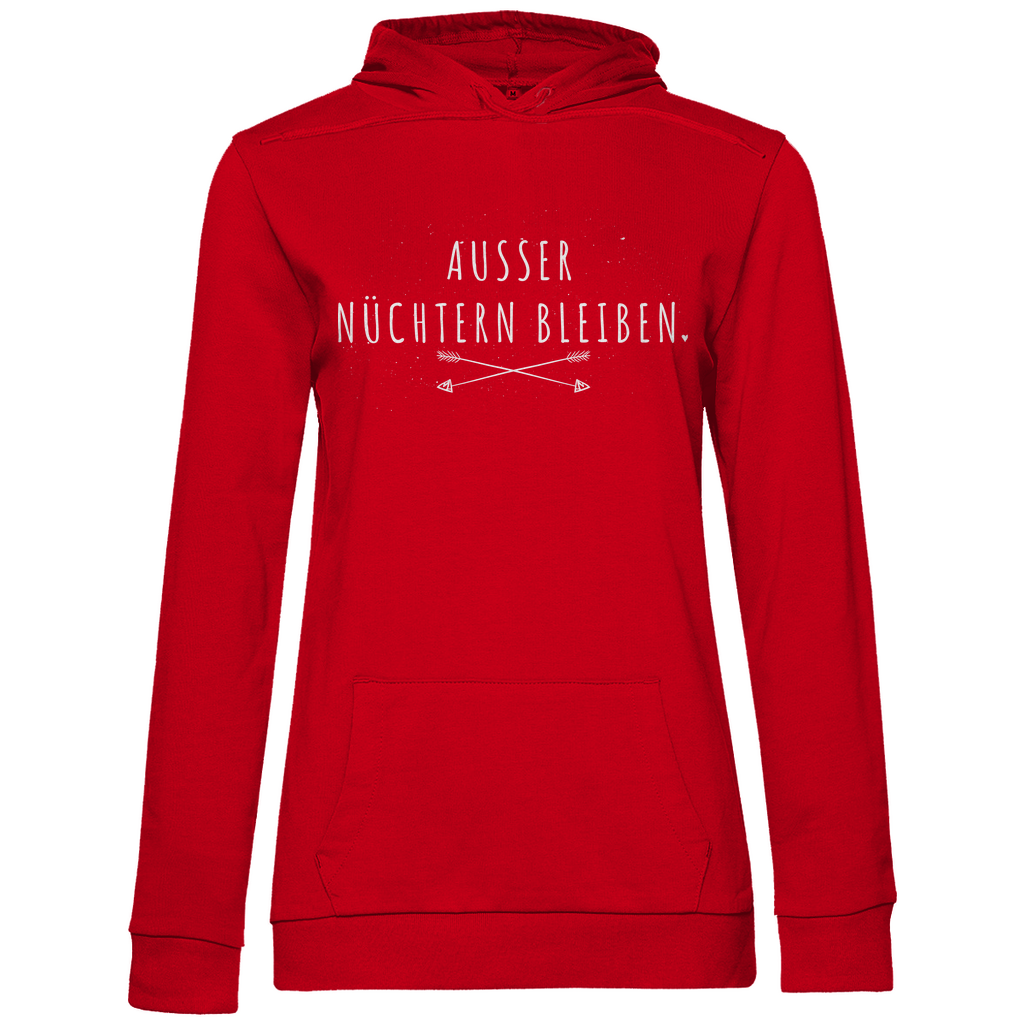 Ausser nüchtern bleiben - Damen Hoodie Red