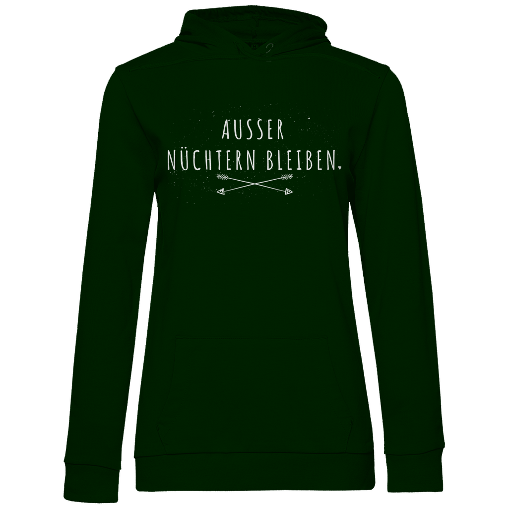 Ausser nüchtern bleiben - Damen Hoodie Forest Green