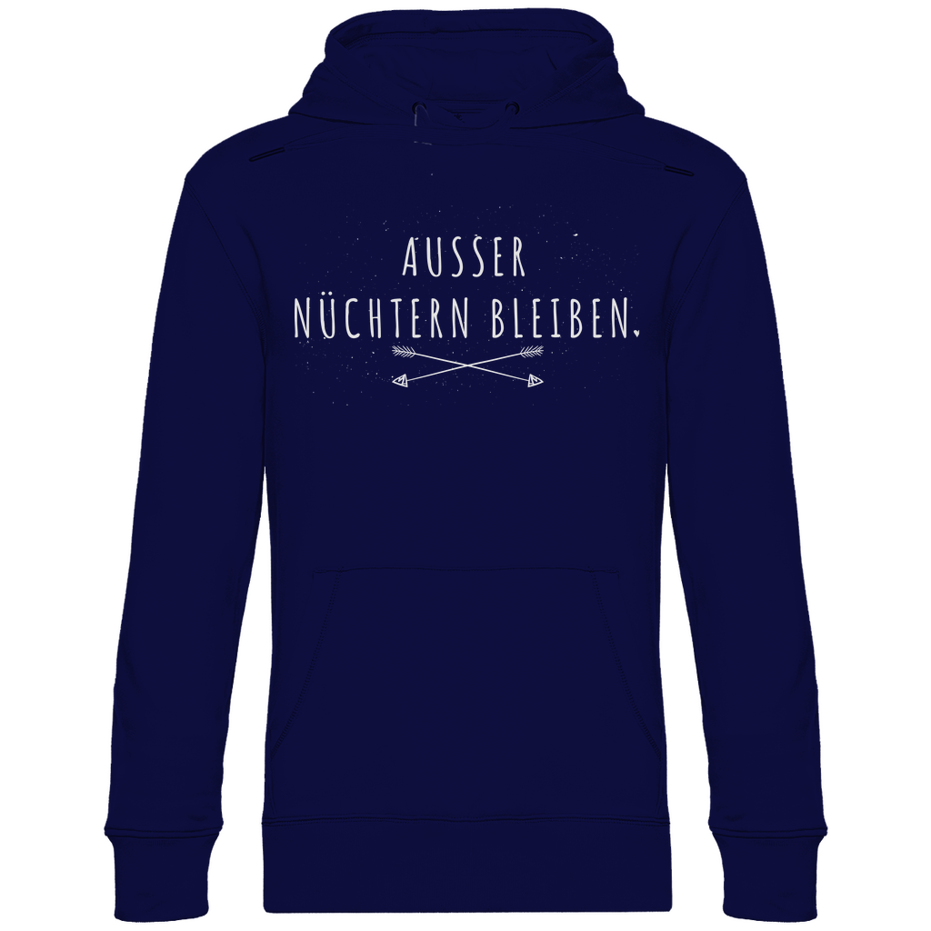 Ausser nüchtern bleiben - Unisex Hoodie Navy Blue