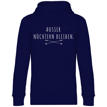 Ausser nüchtern bleiben - Unisex Hoodie Navy Blue