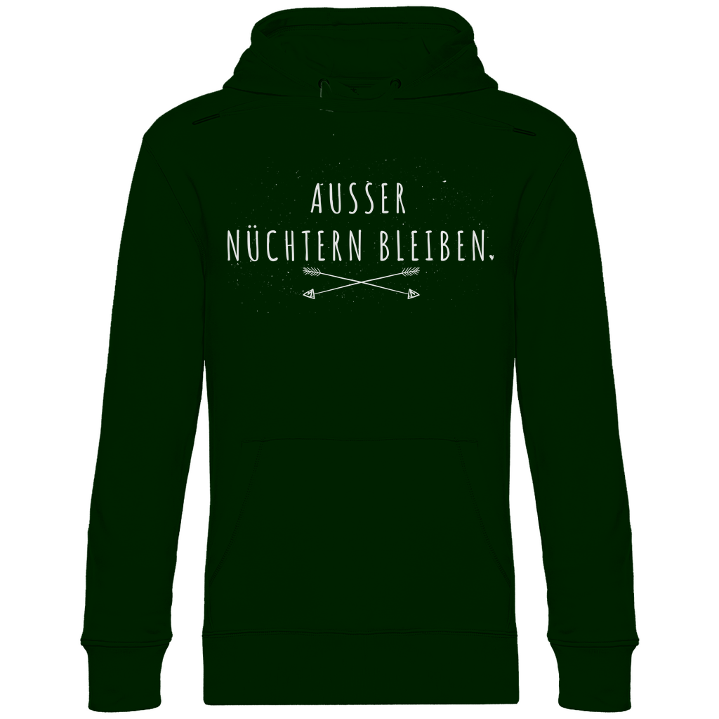 Ausser nüchtern bleiben - Unisex Hoodie Forest Green