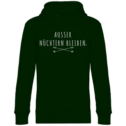 Ausser nüchtern bleiben - Unisex Hoodie Forest Green