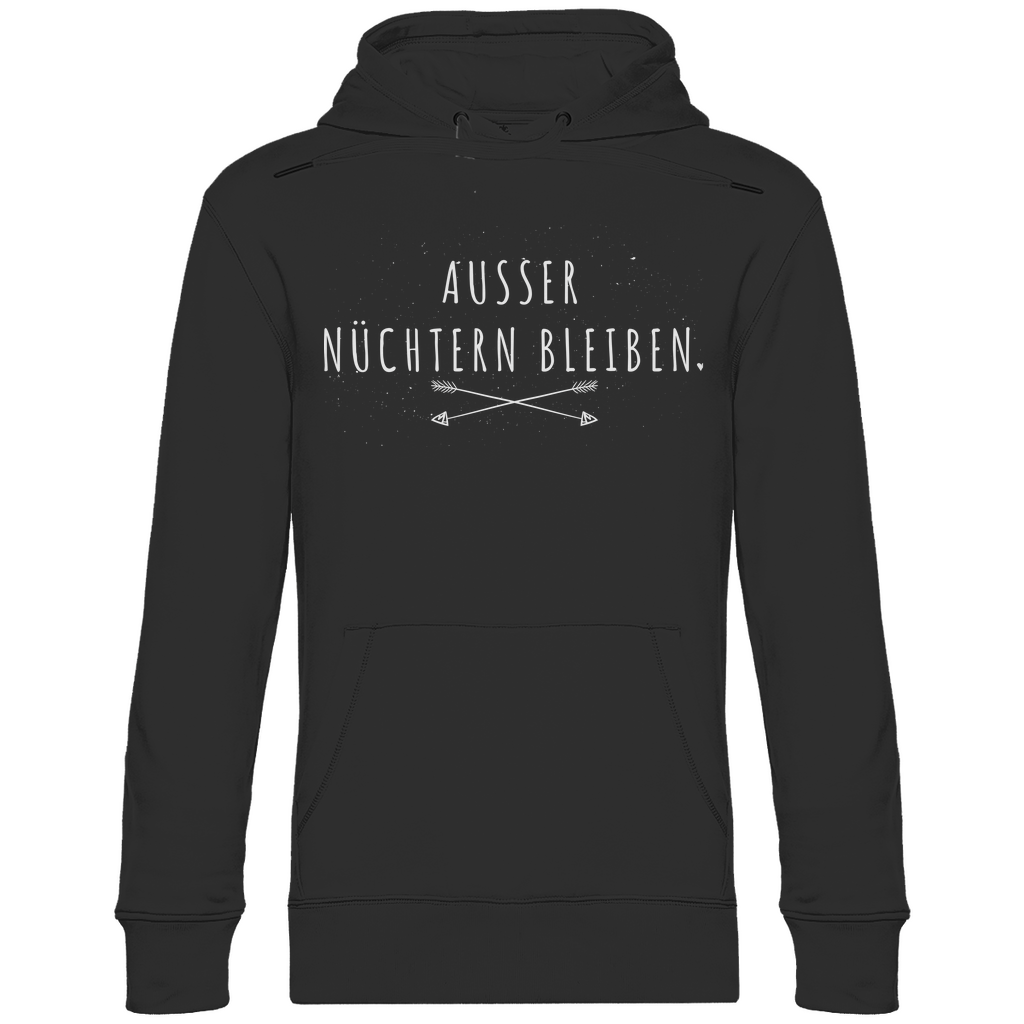 Ausser nüchtern bleiben - Unisex Hoodie Black