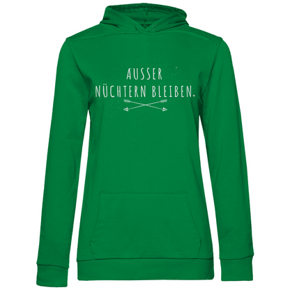 Ausser nüchtern bleiben - Damen Hoodie Kelly Green