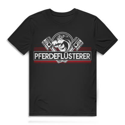 Pferdeflüsterer Shirt Männer – Lustiges Tuning PS Spruchshirt für Schrauber