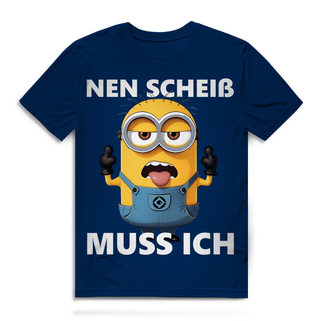 Herren Premium Bio T-Shirt Nen Scheiß Muss Ich Minion