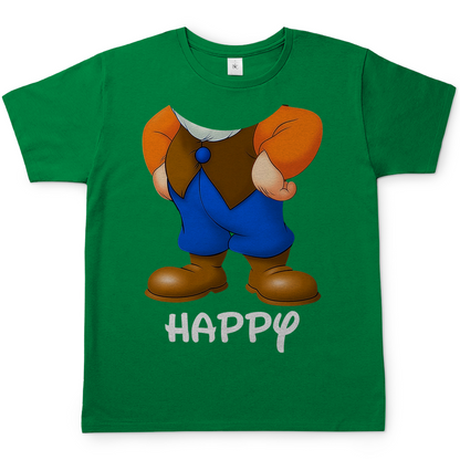 Schneewittchen und die 7 Zwerge - Happy - Herren Shirt