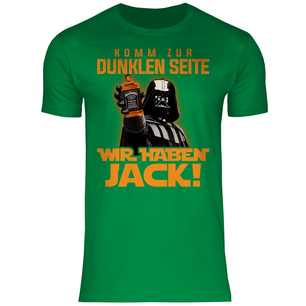 Komm zur dunklen Seite wir haben Jack Darth Vader - Herren Shirt